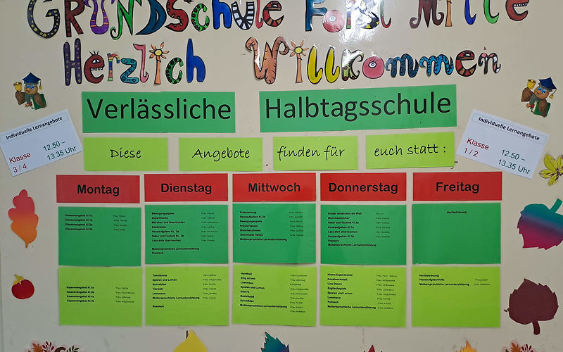 Angebote in der Grundschule Forst Mitte