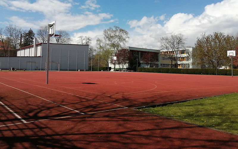 Sportplatz in der GS Forst Mitte