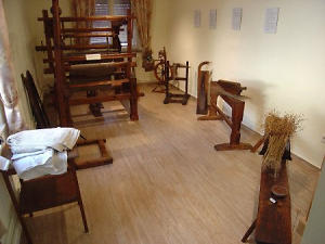 Flachsstrecke, Dorfmuseum, Fotograf: unbekannt, vom Verein übergeben, Copyright: Heimatverein Forst Nord e.V.