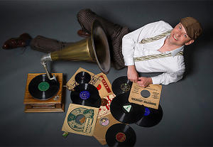 Jo van Nelsen - Grammophonlesungen, Fotograf: Katrin Schander, Copyright: Jo van Nelsen