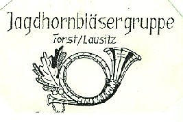 Logo des Vereins, Fotograf: unbekannt, vom Verein übergeben, Copyright: Jagdhornbläsergruppe Forst/L. e.V.
