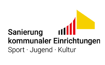 Logo Sanierung kommunaler Einrichtungen Jugend-Kultur-Sport Logo Sanierung kommunaler Einrichtungen Jugend-Kultur-Sport