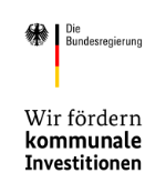 Logo Bundesregierung Förderung kommunale Investitionen