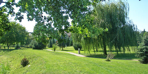 Aussenansicht Hotel "Zum baluen Dach", Foto: Mandy Köchler
